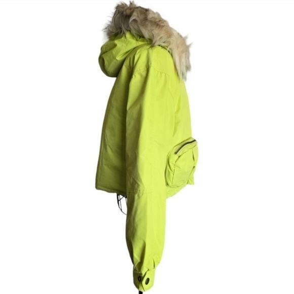 NWT Anthropologie Cropped Hooded Puffer Coat, Size XS - Picture 8 of 14